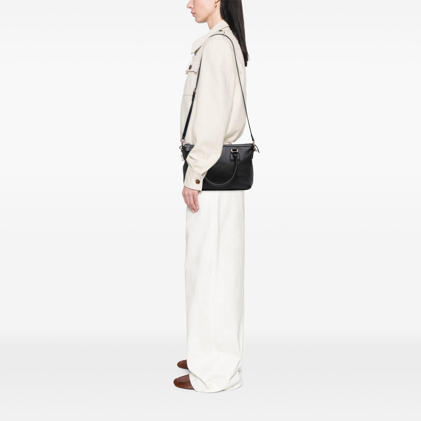 Gucci Dollar Calfskin GG Charm Satchel