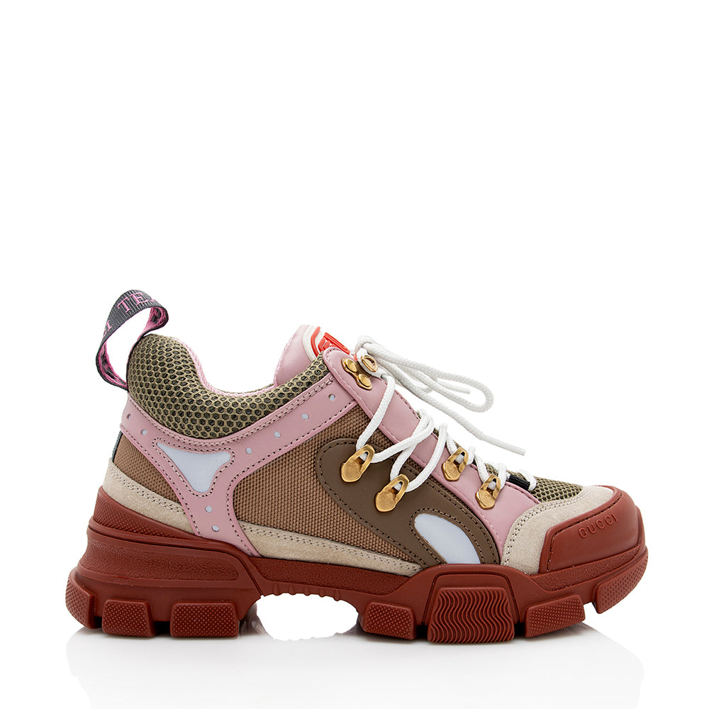 Gucci Flashtrek Journey Low Top Hiker Boot Trainer Sneakers - Size 8 / 38 (SHF-18376)