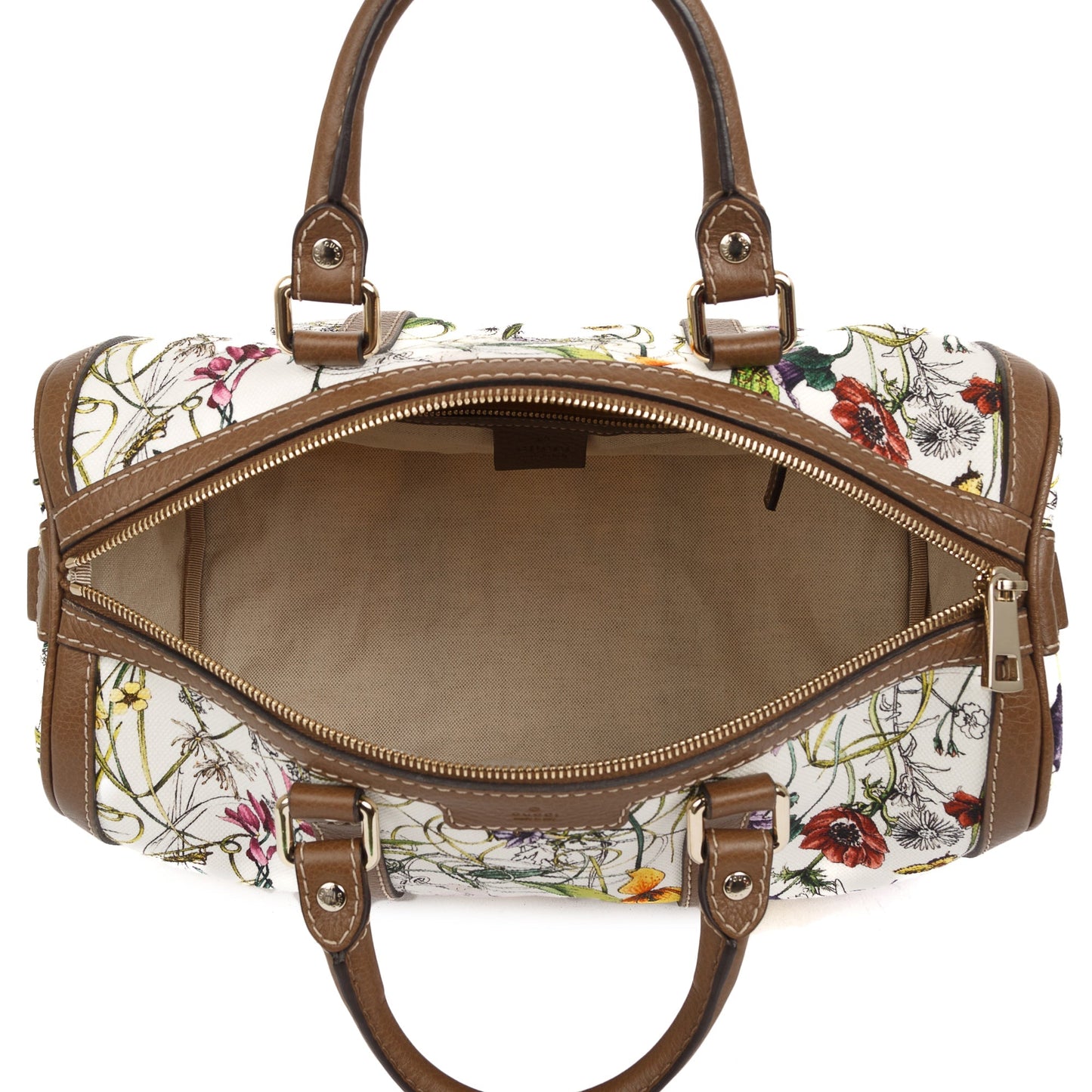 Gucci Flora Canvas Medium Joy Boston Bag