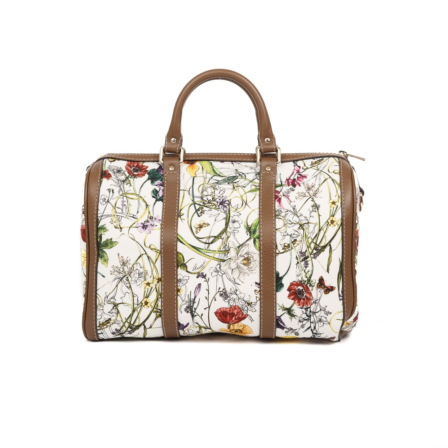 Gucci Flora Canvas Medium Joy Boston Bag