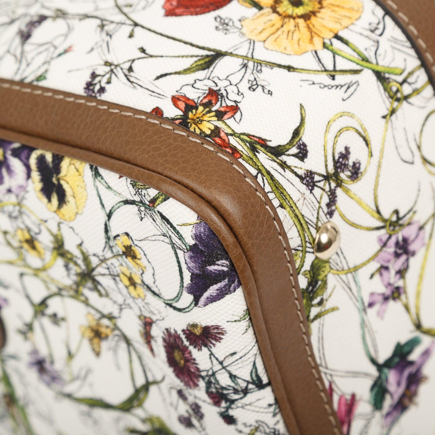Gucci Flora Canvas Medium Joy Boston Bag