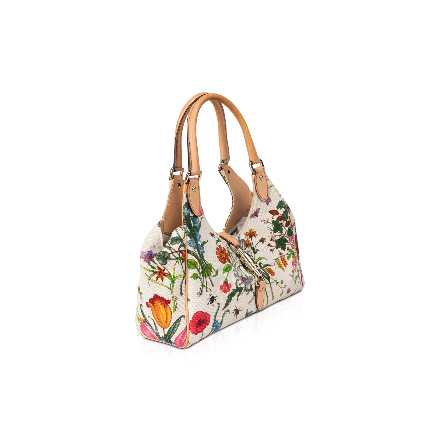 Gucci Floral Jackie Bardot Bag