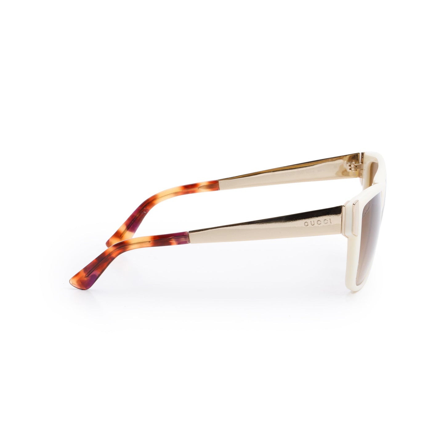 Gucci GG 3718/S White/Havana Square Sunglasses