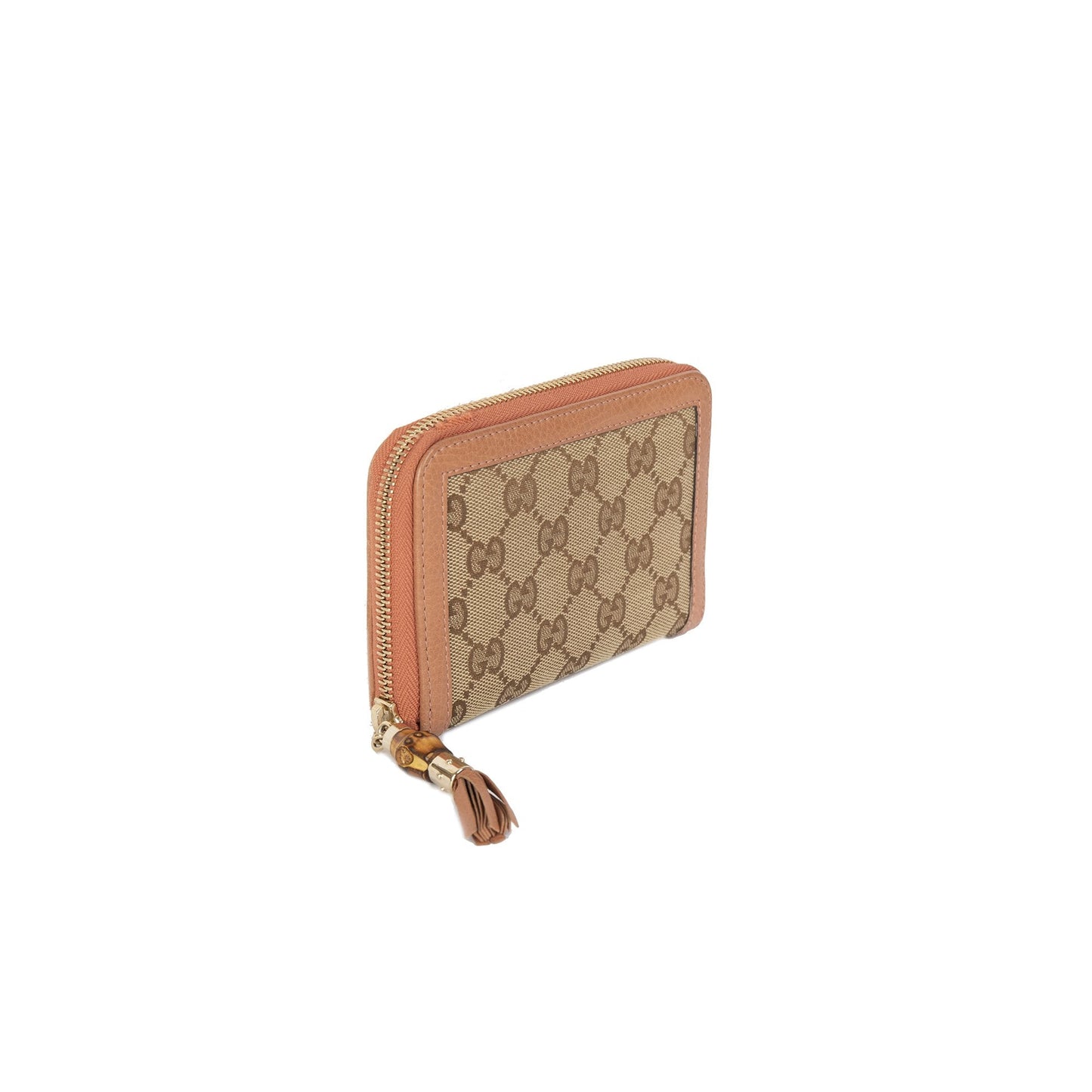 Gucci GG Bamboo Tassel Zip-Around Wallet