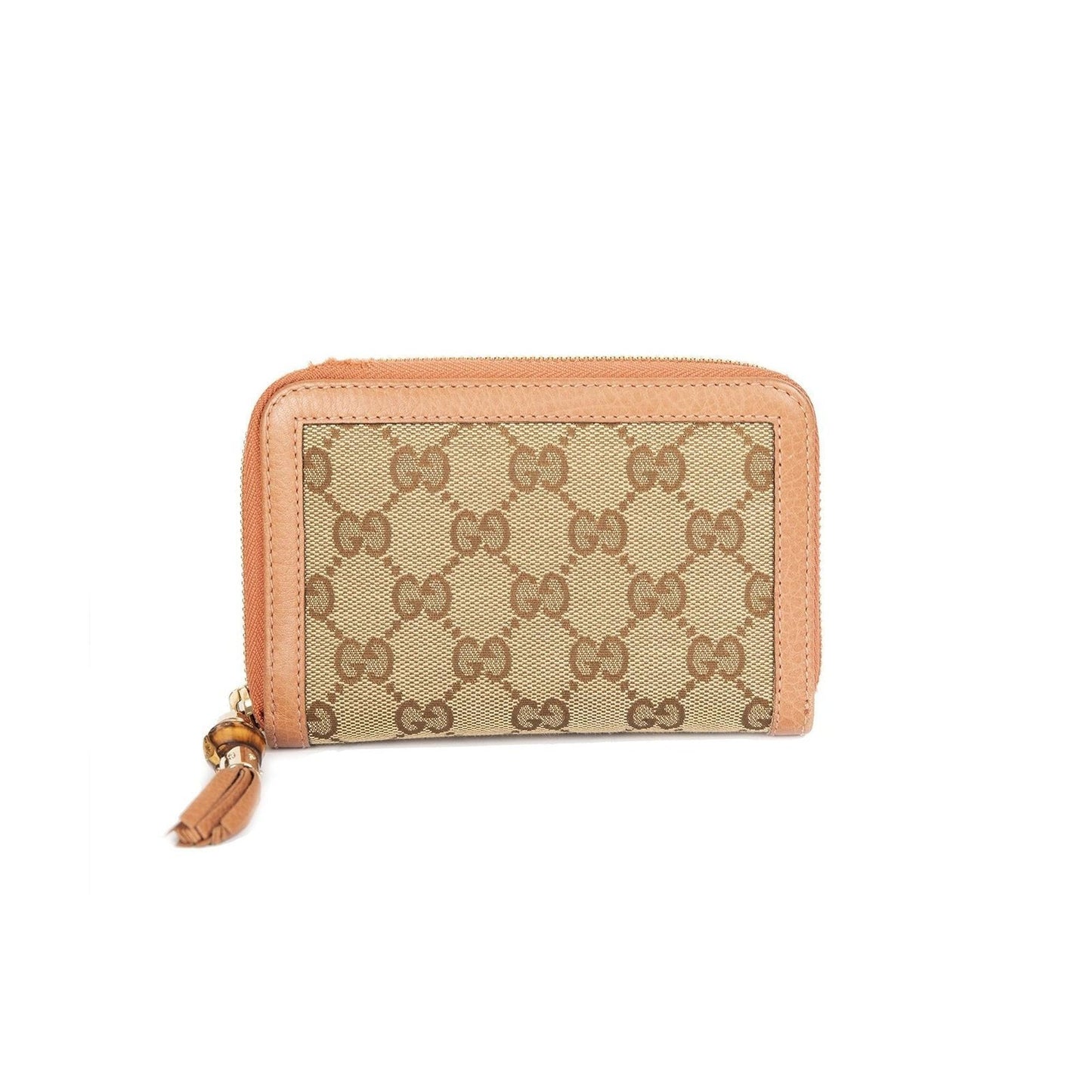 Gucci GG Bamboo Tassel Zip-Around Wallet