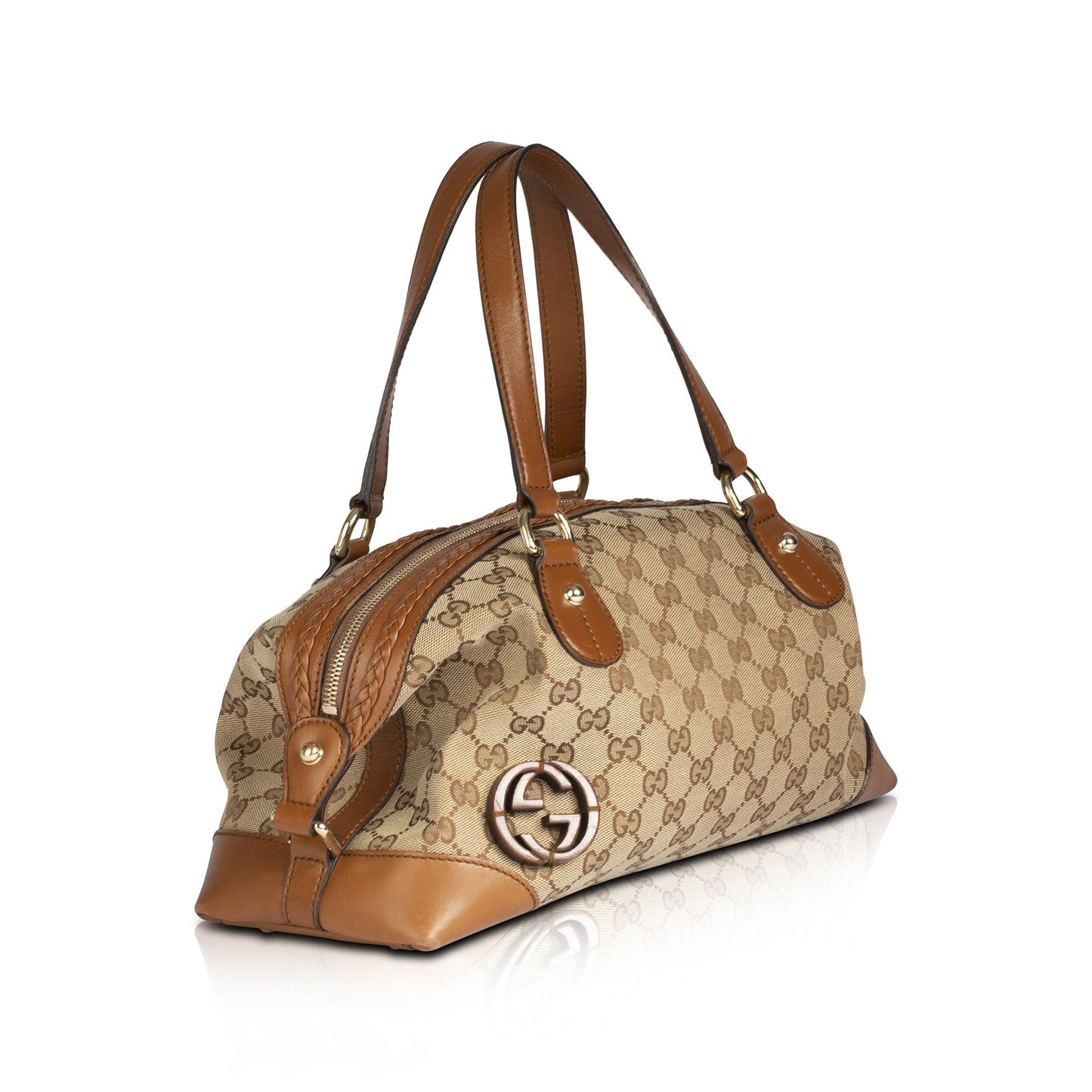 Gucci GG Brick Lane Convertible Boston Bag
