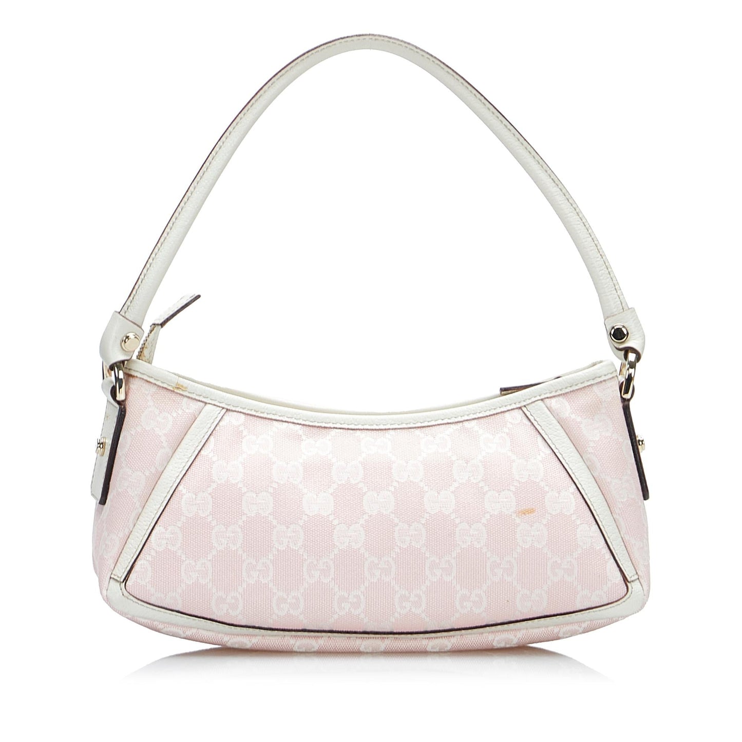 Gucci GG Canvas Abbey D-Ring Baguette (SHG-O6AhCn)