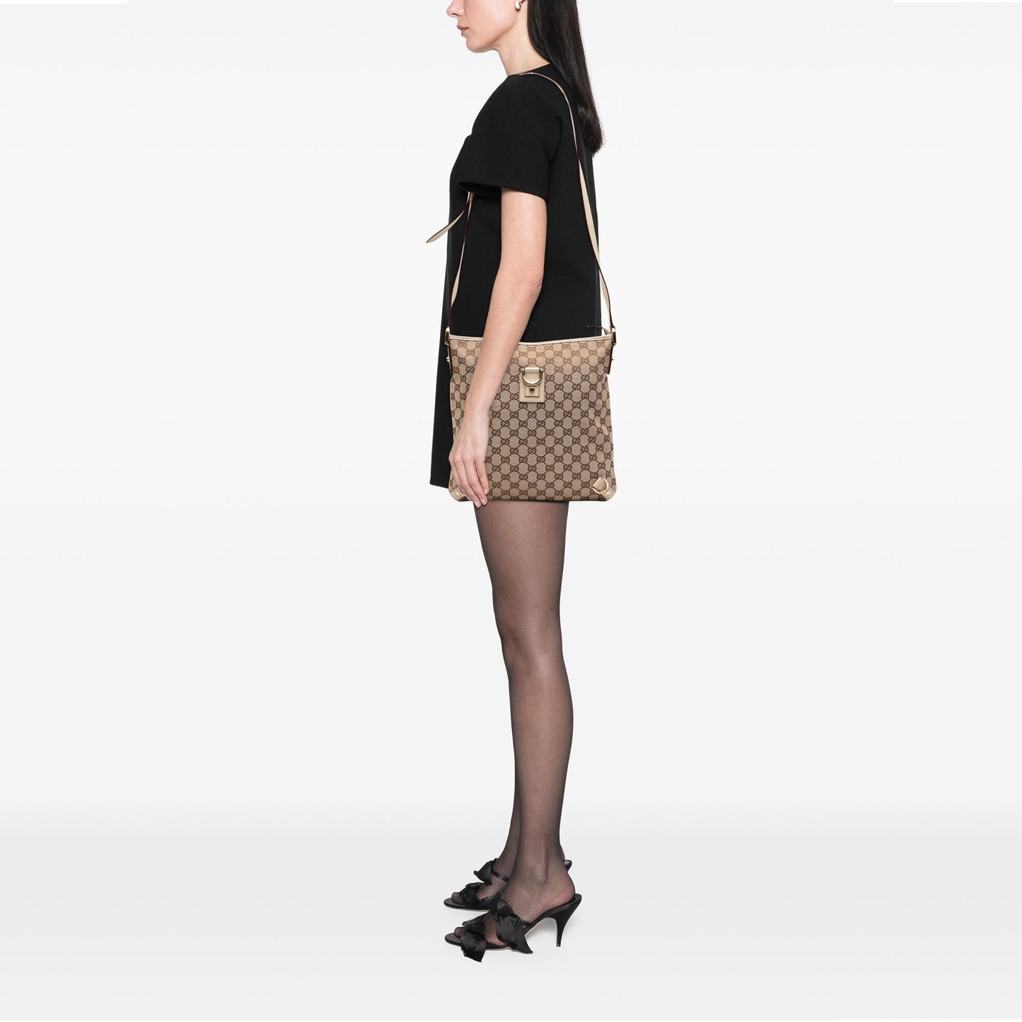 Gucci GG Canvas Abbey D Ring Crossbody