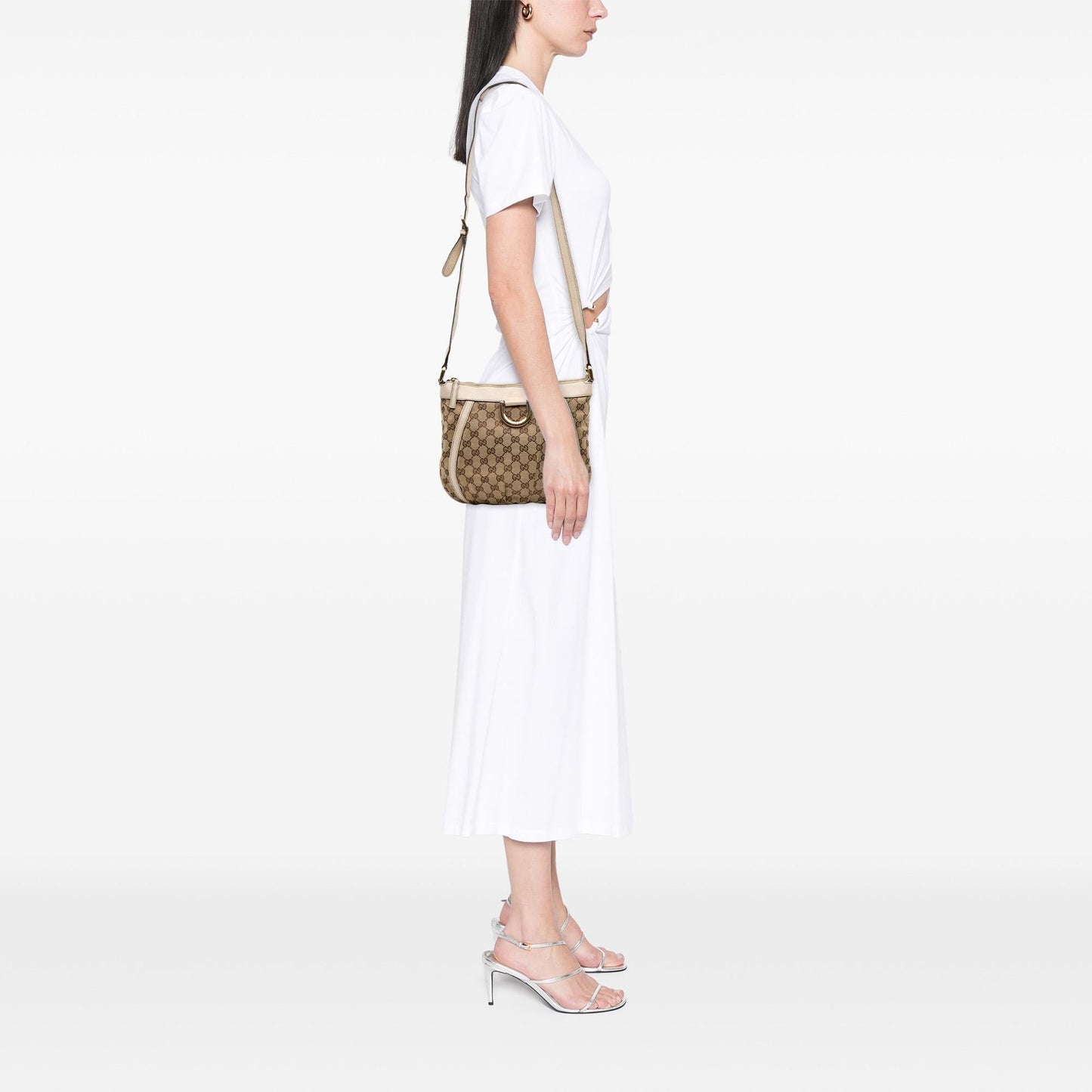 Gucci GG Canvas Abbey D Ring Crossbody