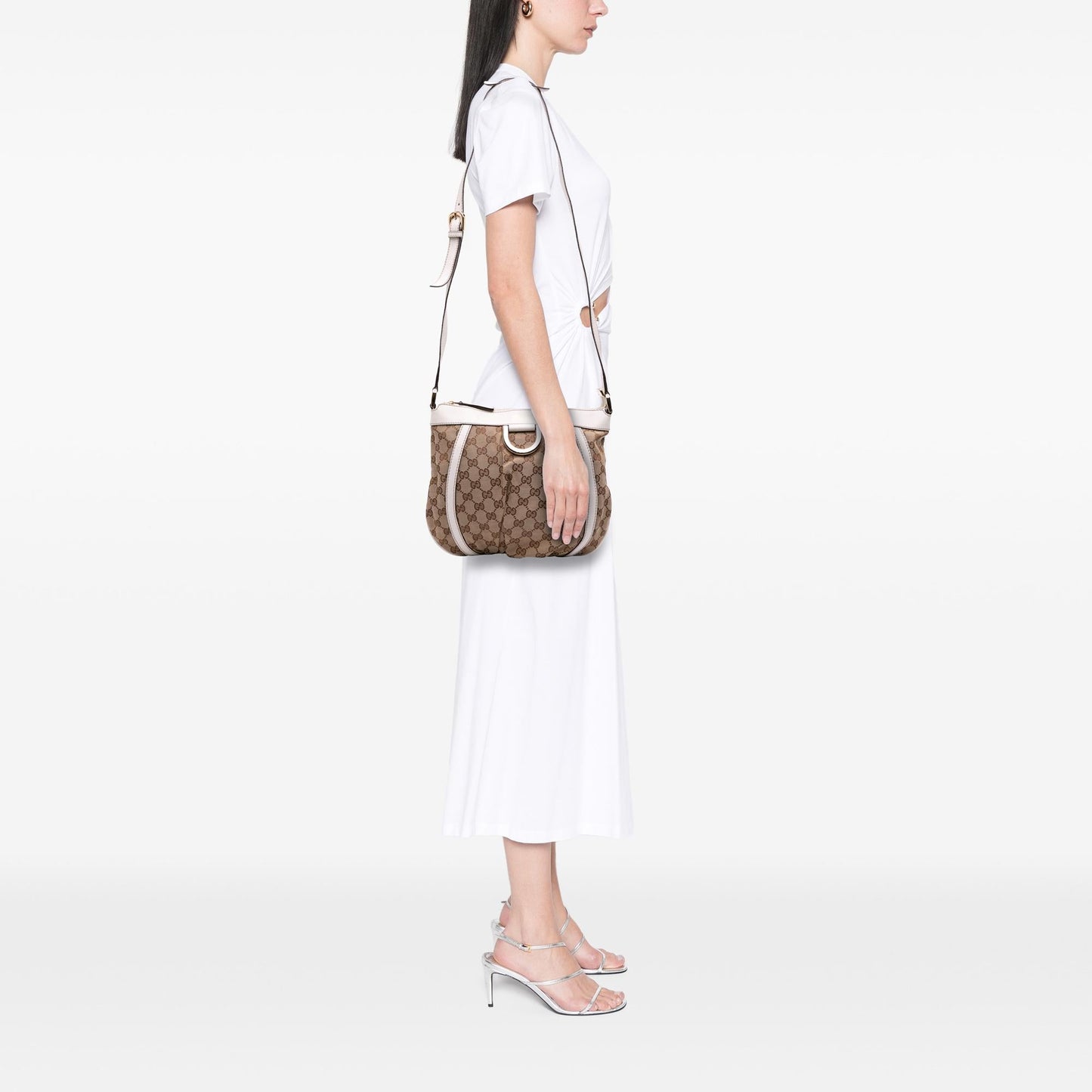 Gucci GG Canvas Abbey D Ring Crossbody
