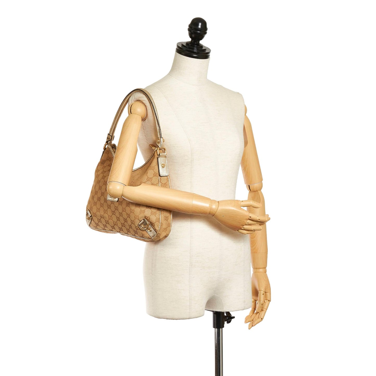 Gucci GG Canvas Abbey D-Ring Handbag (SHG-33715)