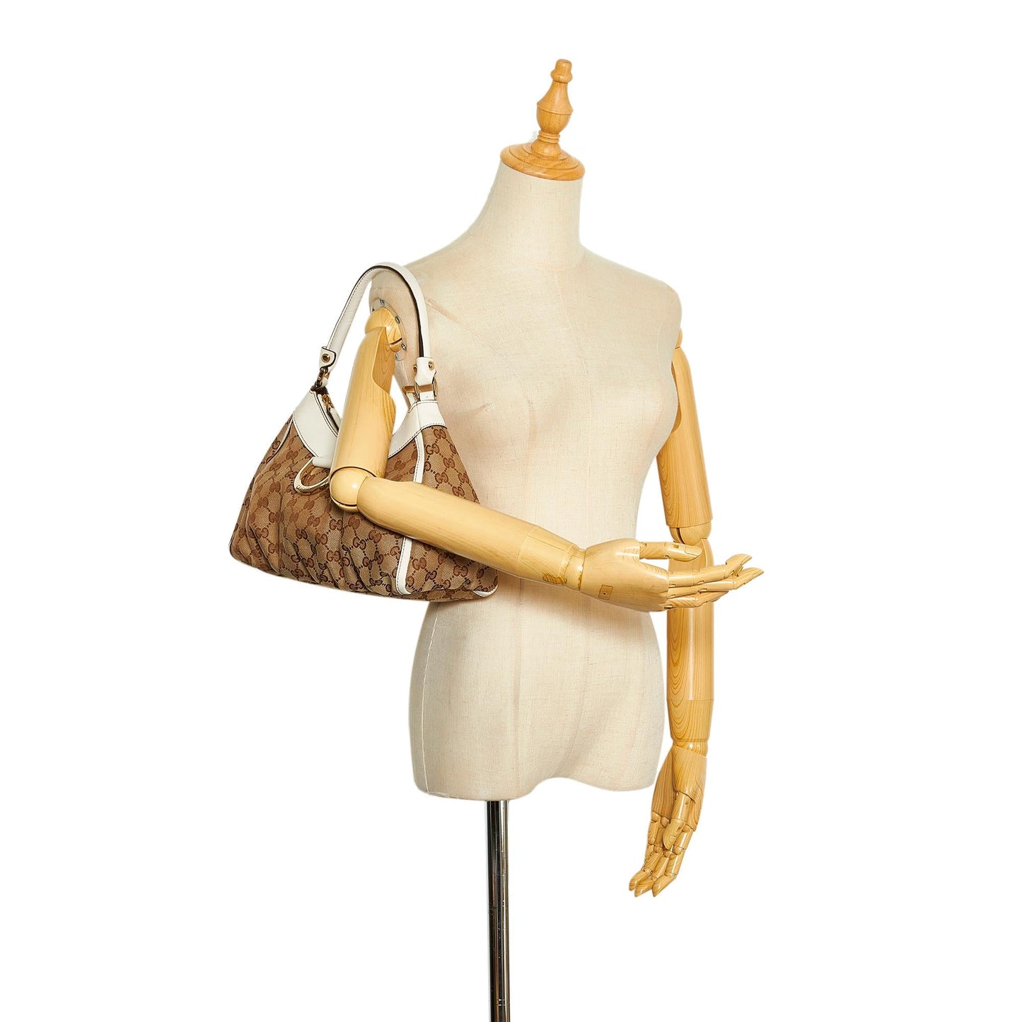 Gucci GG Canvas Abbey D-Ring Shoulder Bag (SHG-Qbw6rY)