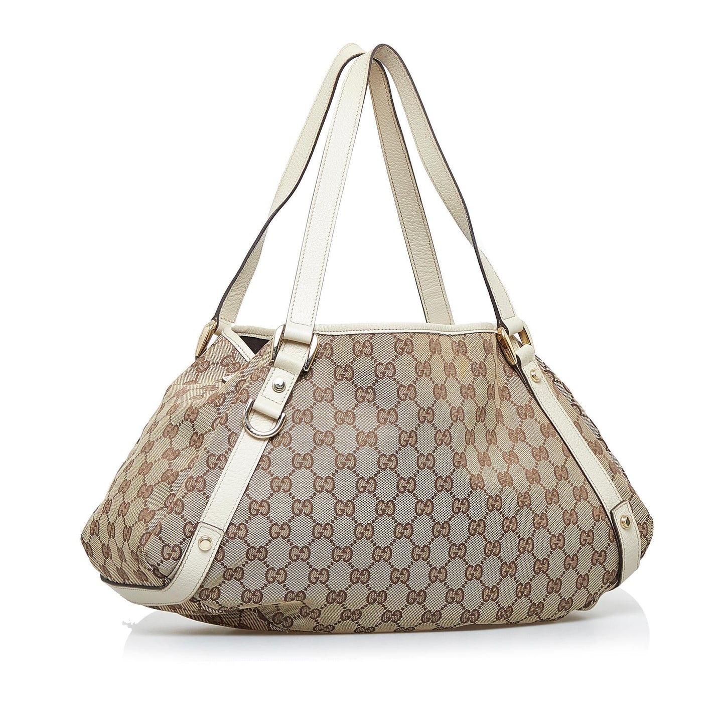 Gucci GG Canvas Abbey D-Ring Shoulder Bag (SHG-JCJfEX)