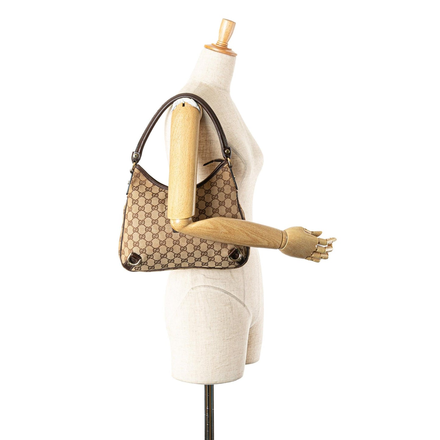 Gucci GG Canvas Abbey D Ring Shoulder Bag
