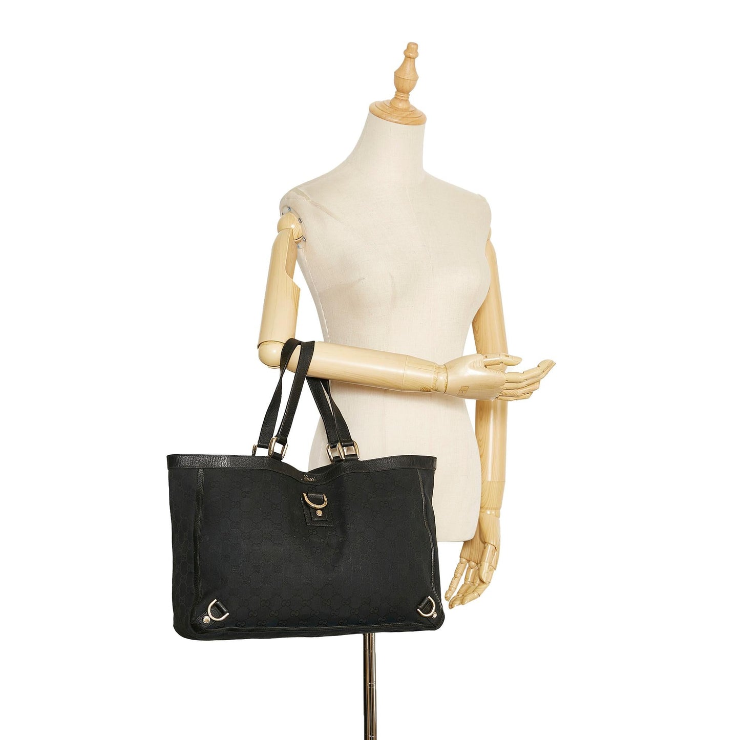 Gucci GG Canvas Abbey D- Ring Tote Bag (SHG-j3ZbIL)