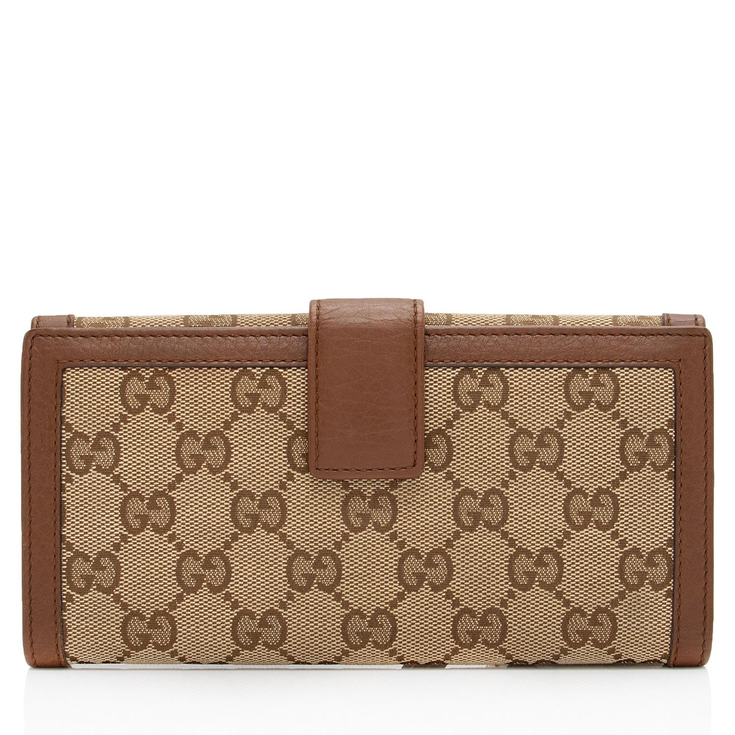 Gucci GG Canvas Bamboo Tassel Bella Continental Wallet (SHF-vi2afV)