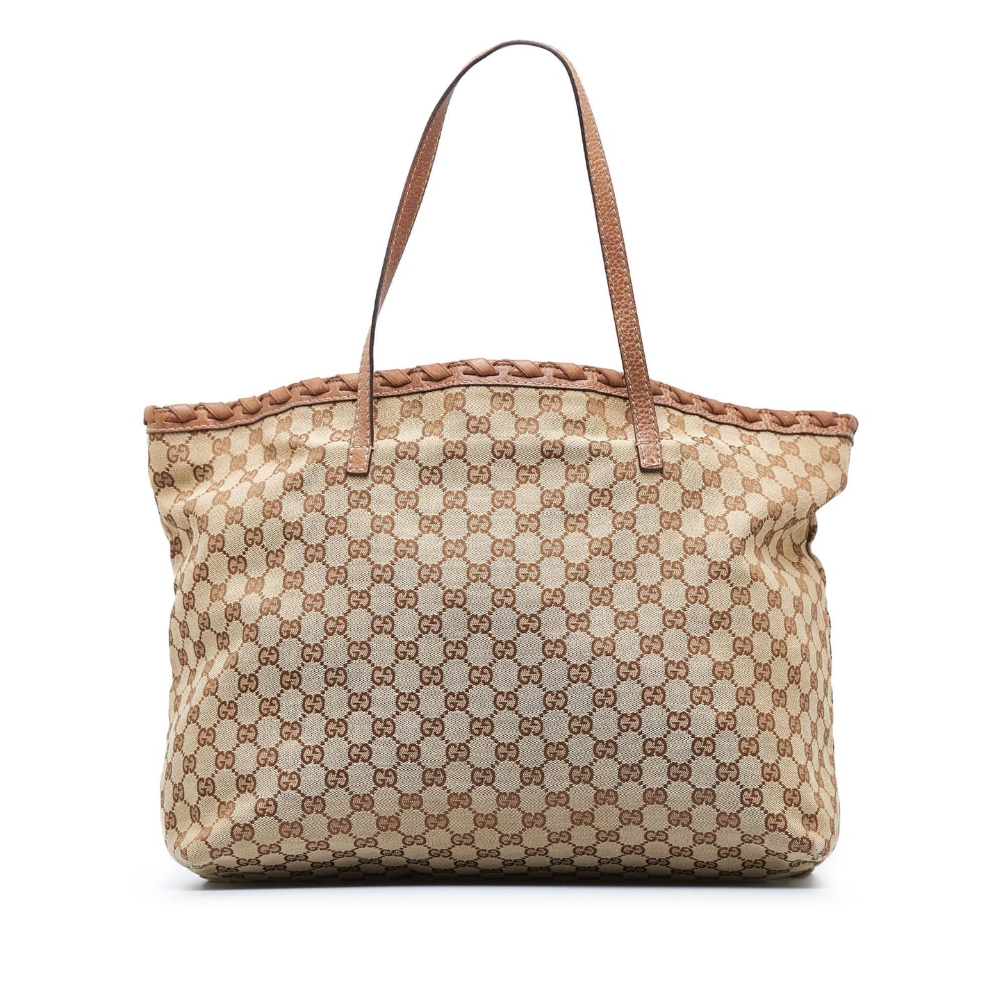 Gucci GG Canvas Bamboo Tassel Tote (SHG-LLt9jD)