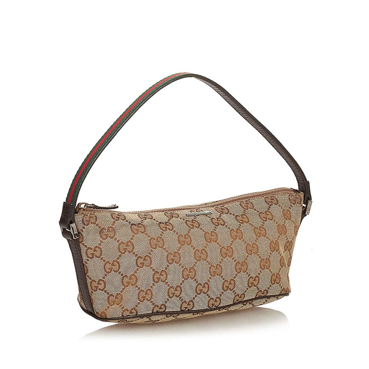 Gucci GG Canvas Boat Baguette (SHG-26182)