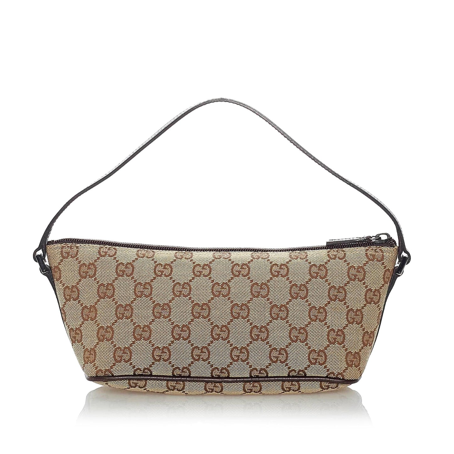 Gucci GG Canvas Boat Baguette (SHG-30775)