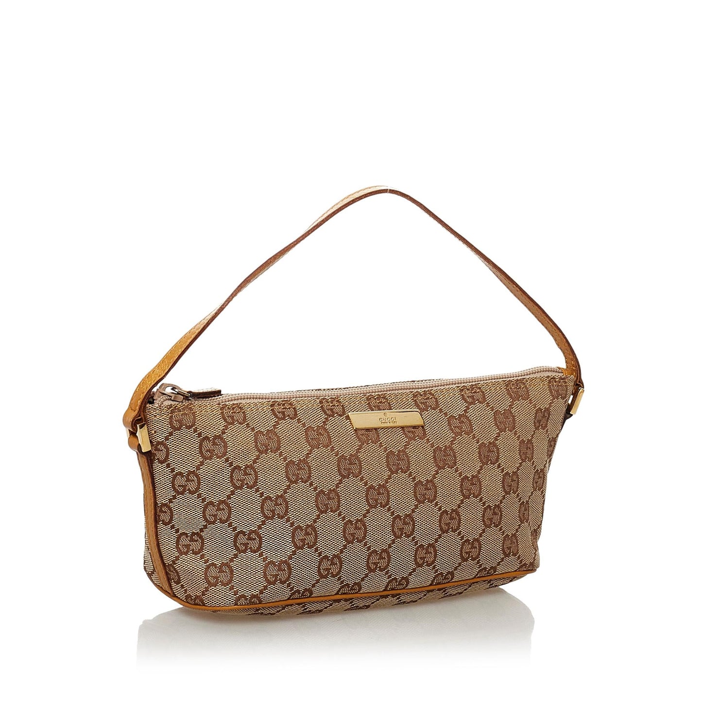 Gucci GG Canvas Boat Baguette (SHG-32547)