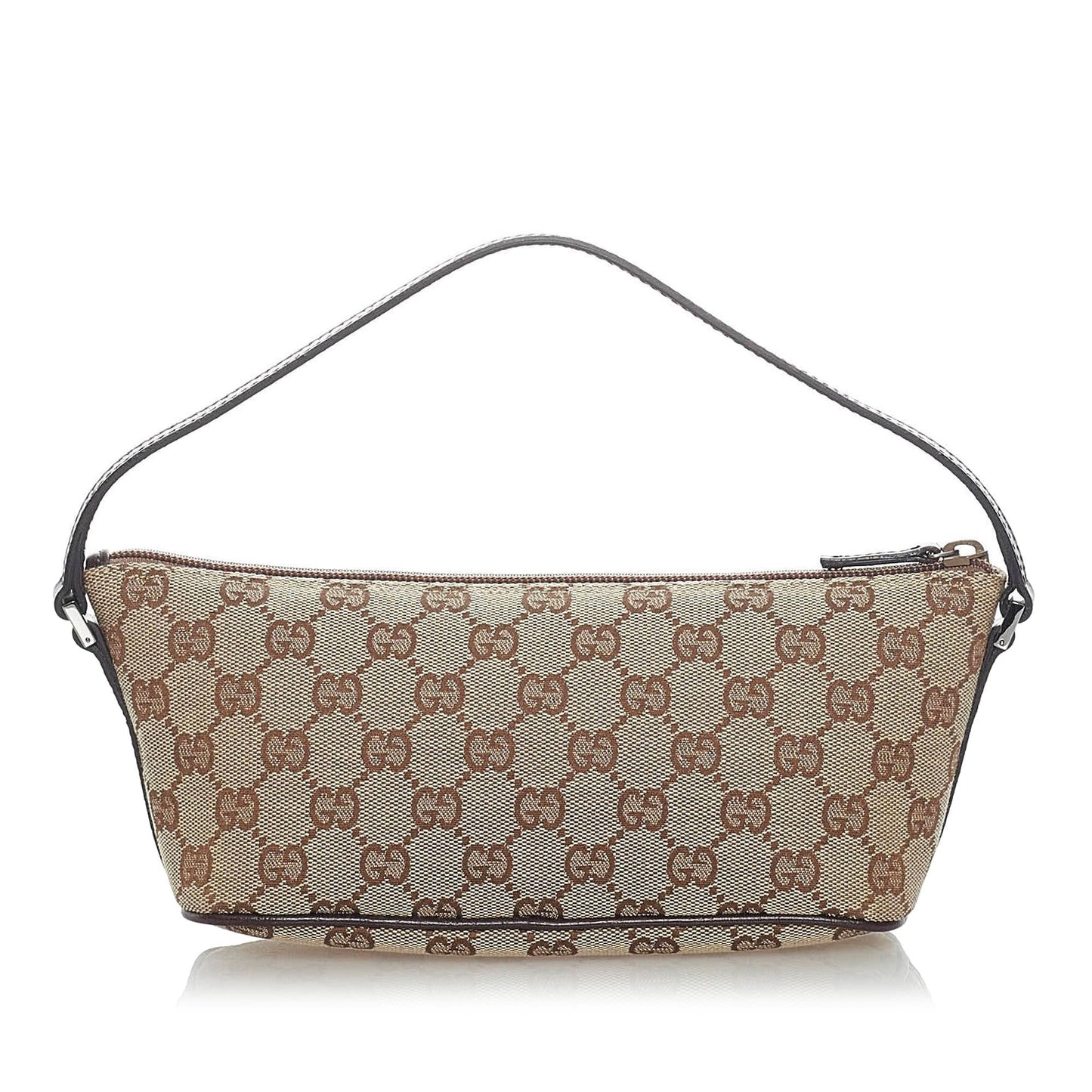 Gucci GG Canvas Boat Baguette (SHG-32689)