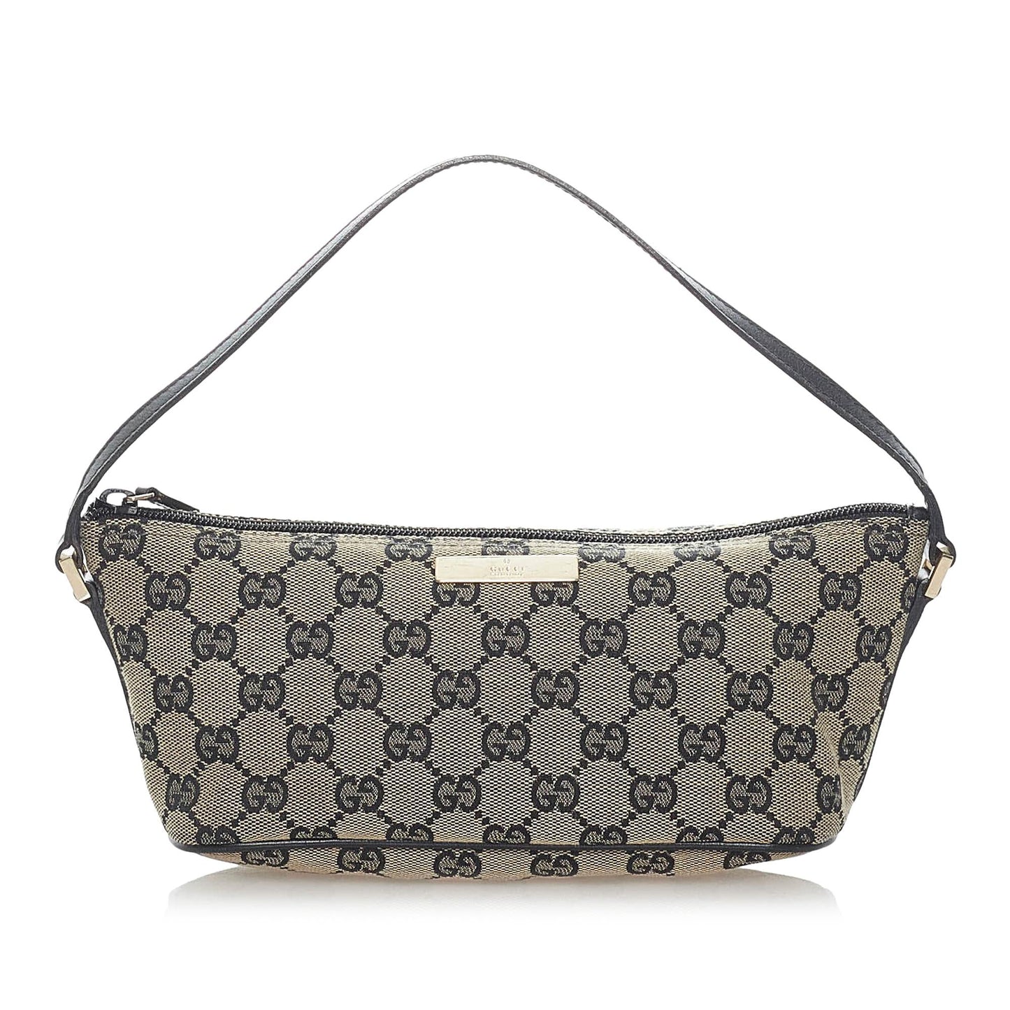 Gucci GG Canvas Boat Baguette (SHG-32903)