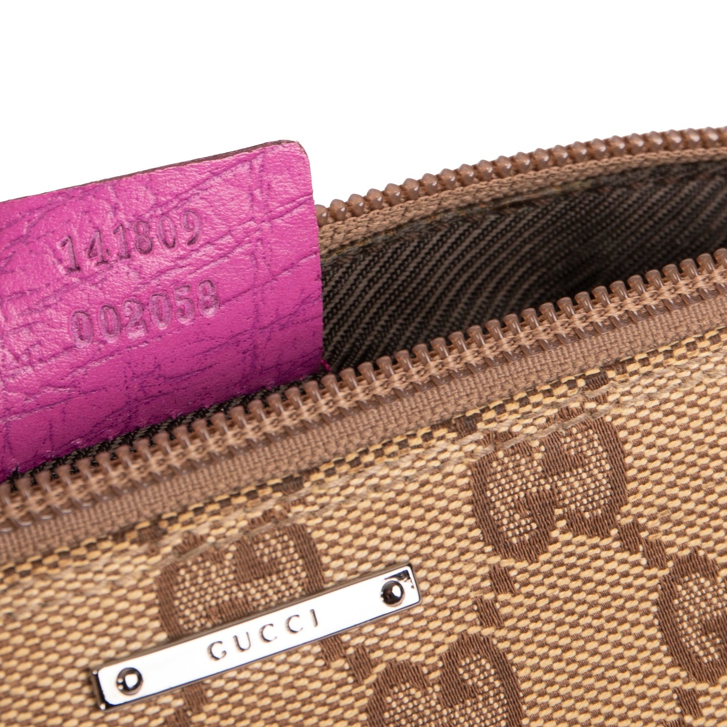 Gucci GG Canvas Boat Pochette