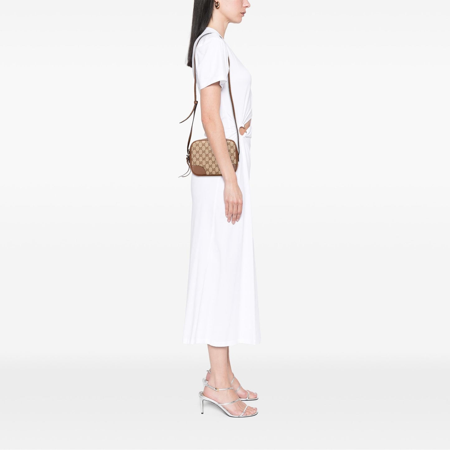 Gucci GG Canvas Bree Crossbody