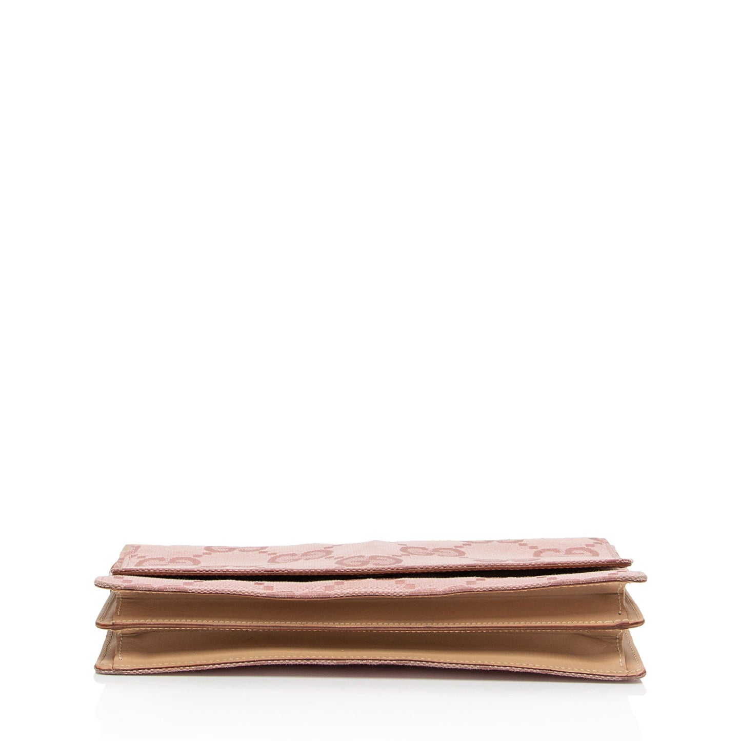 Gucci GG Canvas Charm Pochette Flap Bag (SHF-SXf0FO)