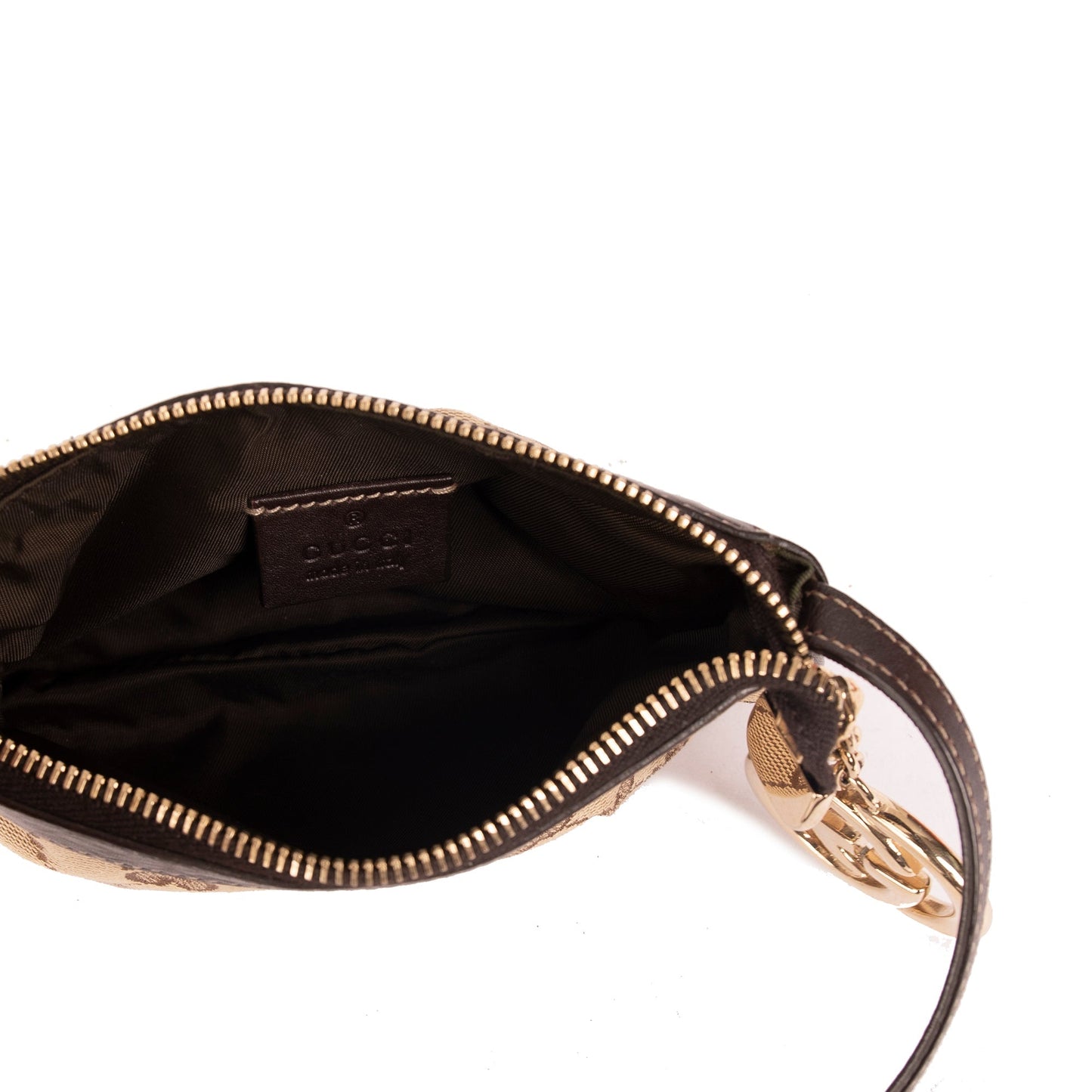Gucci GG Canvas Charm Sling Pochette