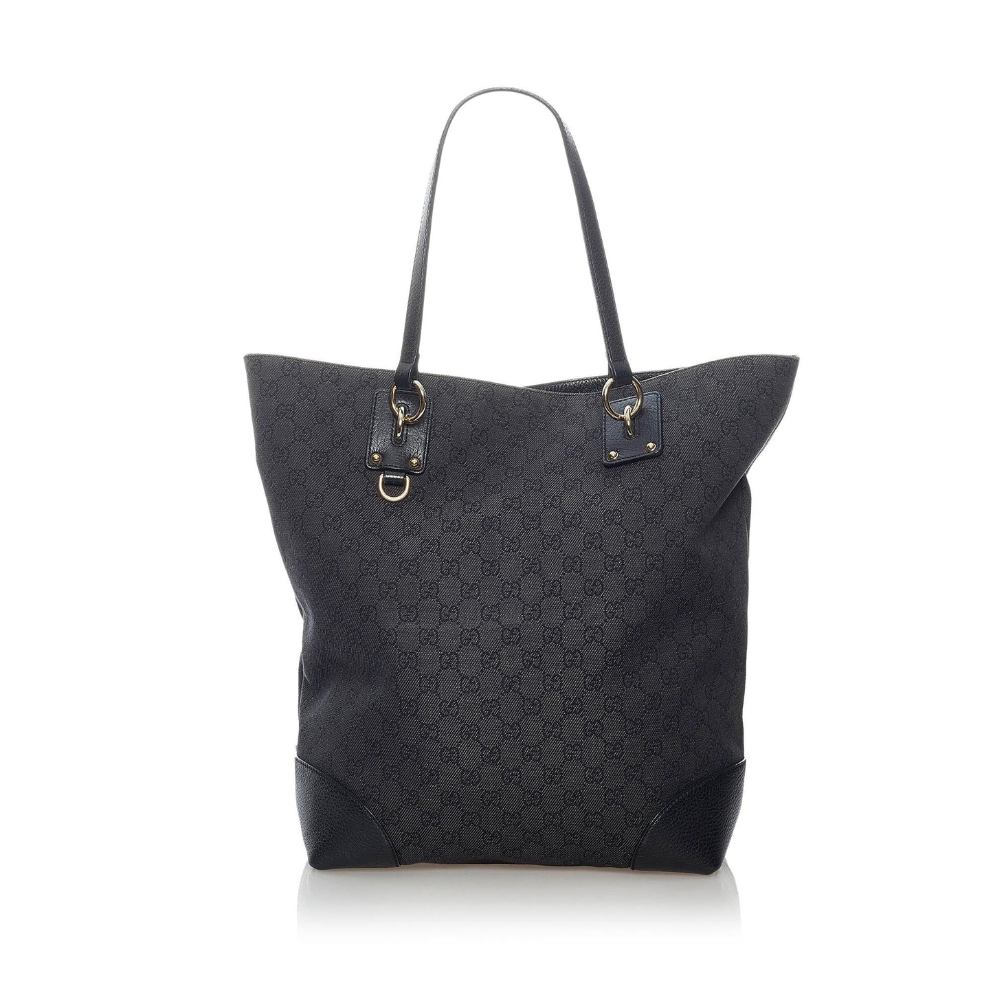 Gucci GG Canvas Charm Tote Bag (SHG-30733)
