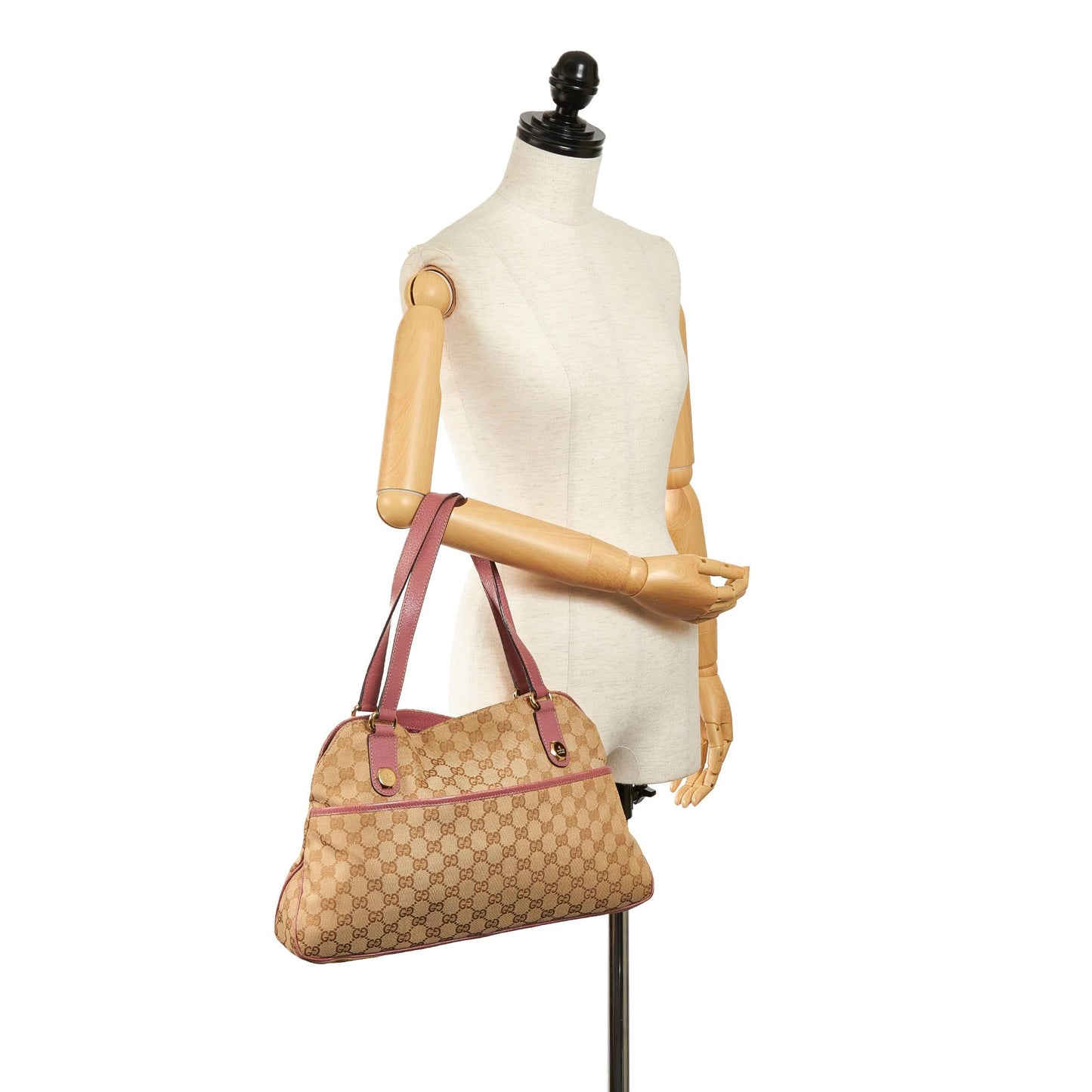 Gucci GG Canvas Charmy Shoulder Bag (SHG-30809)