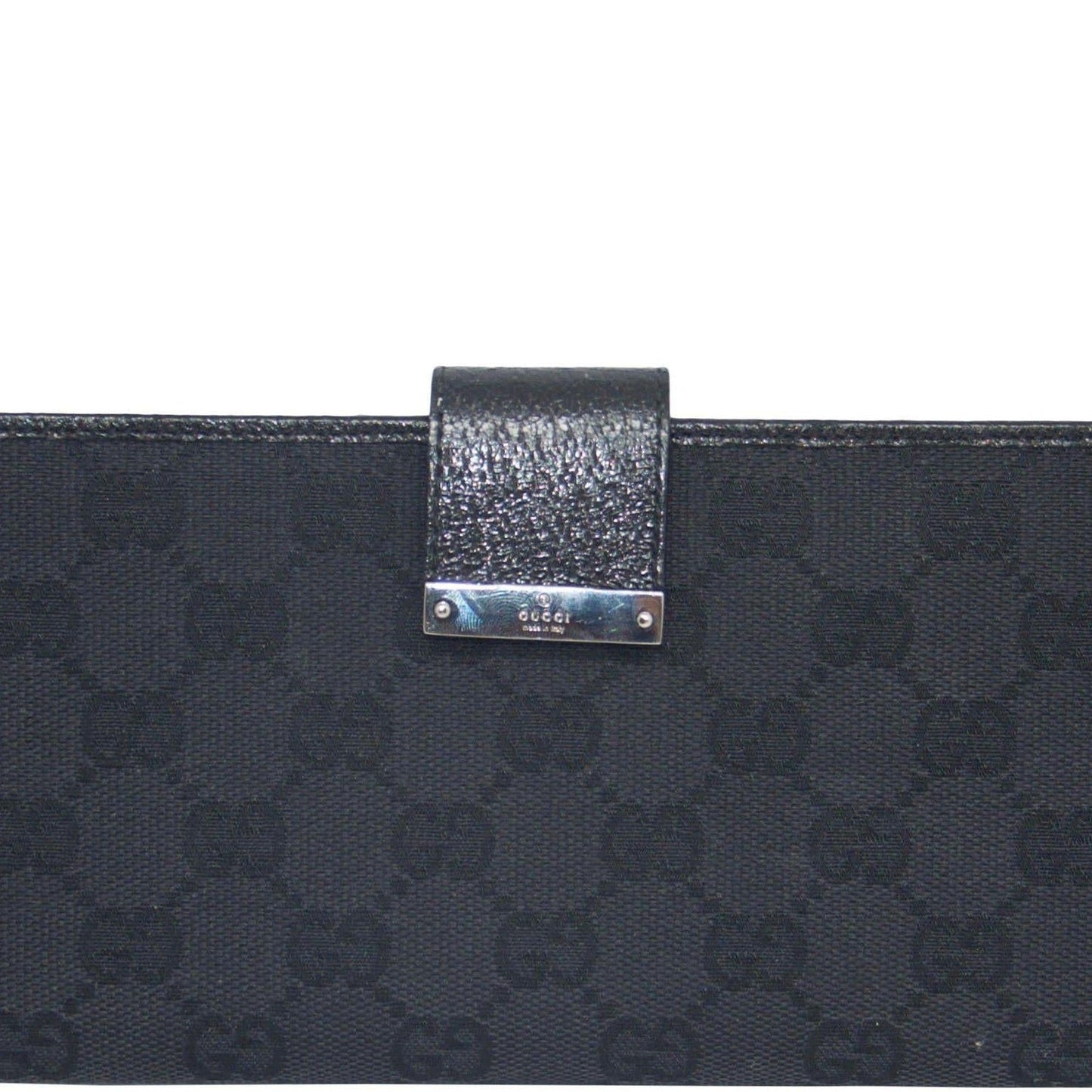 Gucci GG Canvas Checkbook Cover