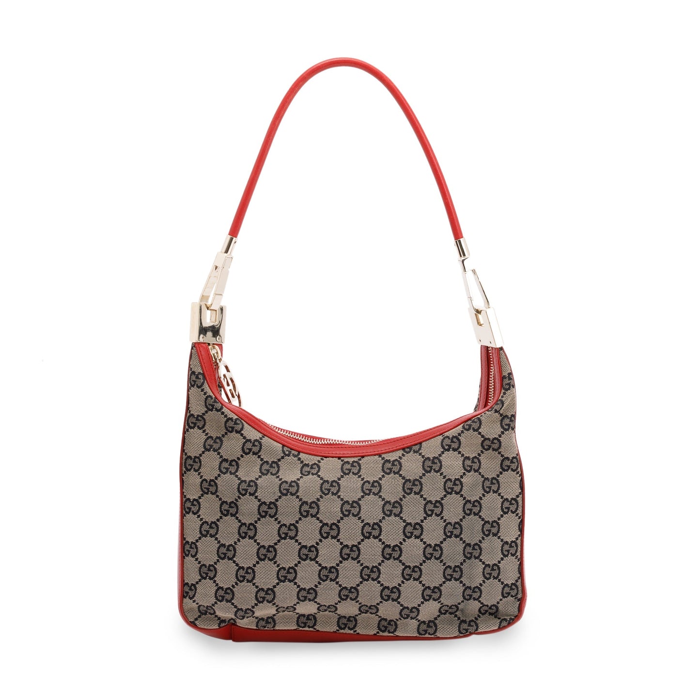 Gucci GG Canvas Clasp Hobo