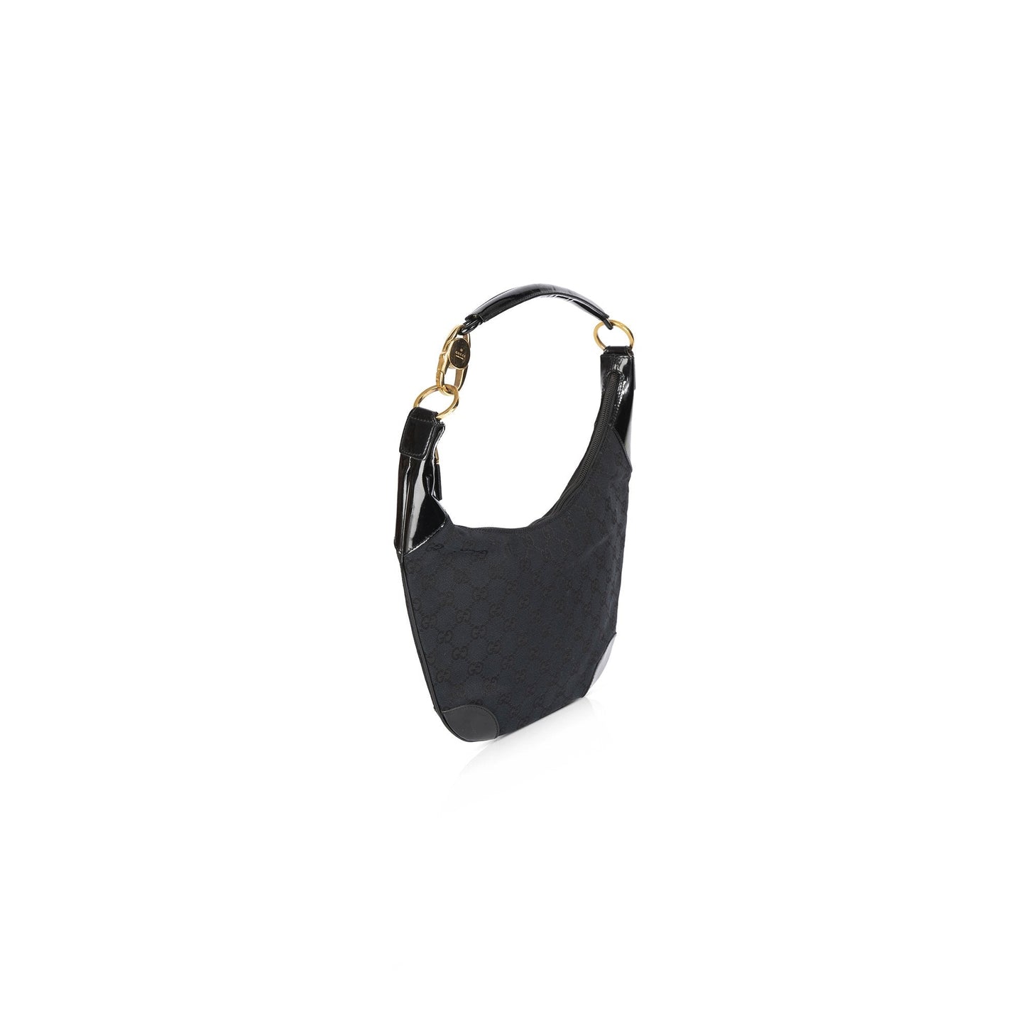 Gucci GG Canvas Clip Hobo