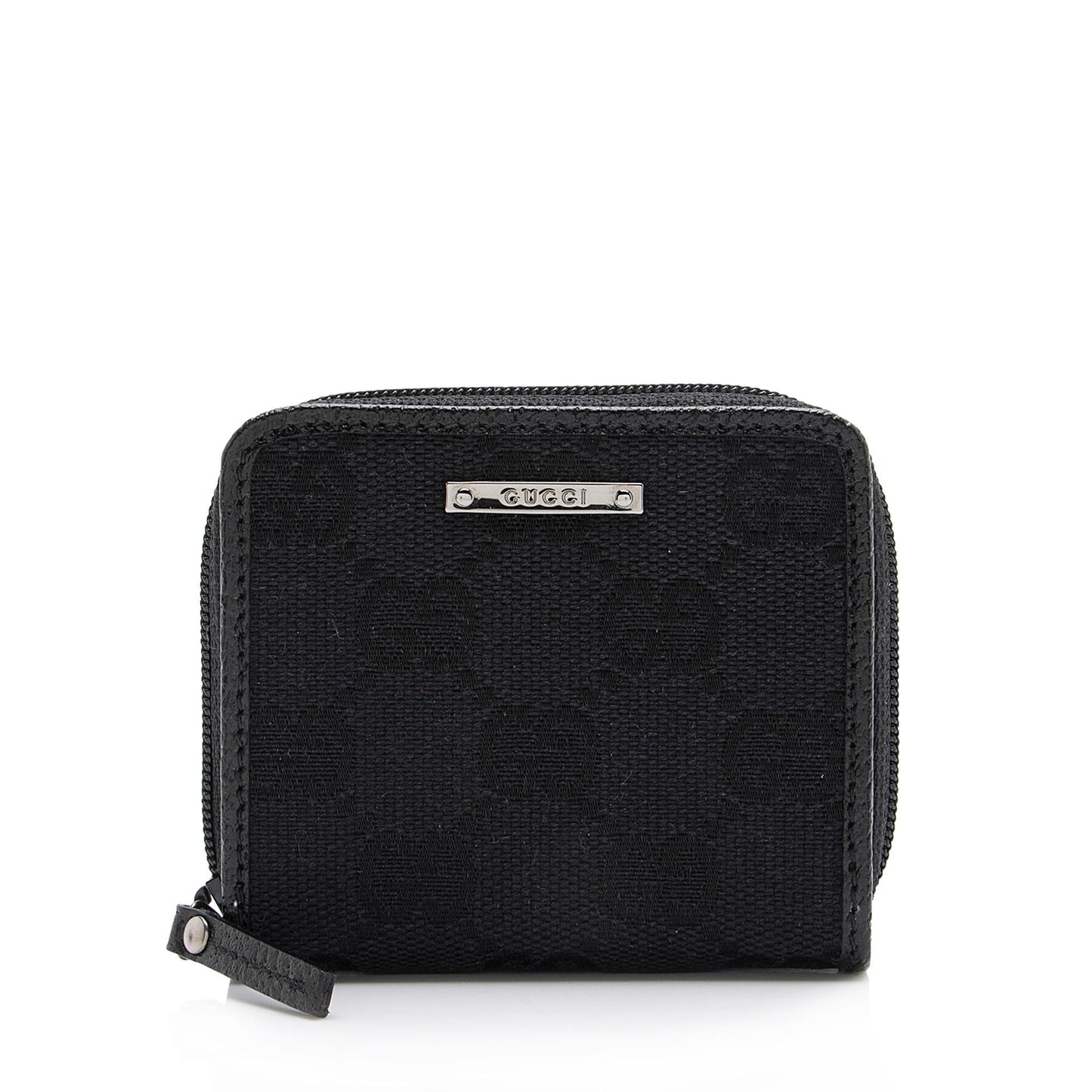 Gucci GG Canvas Compact Zip Around Coin Wallet (SHF-23568)