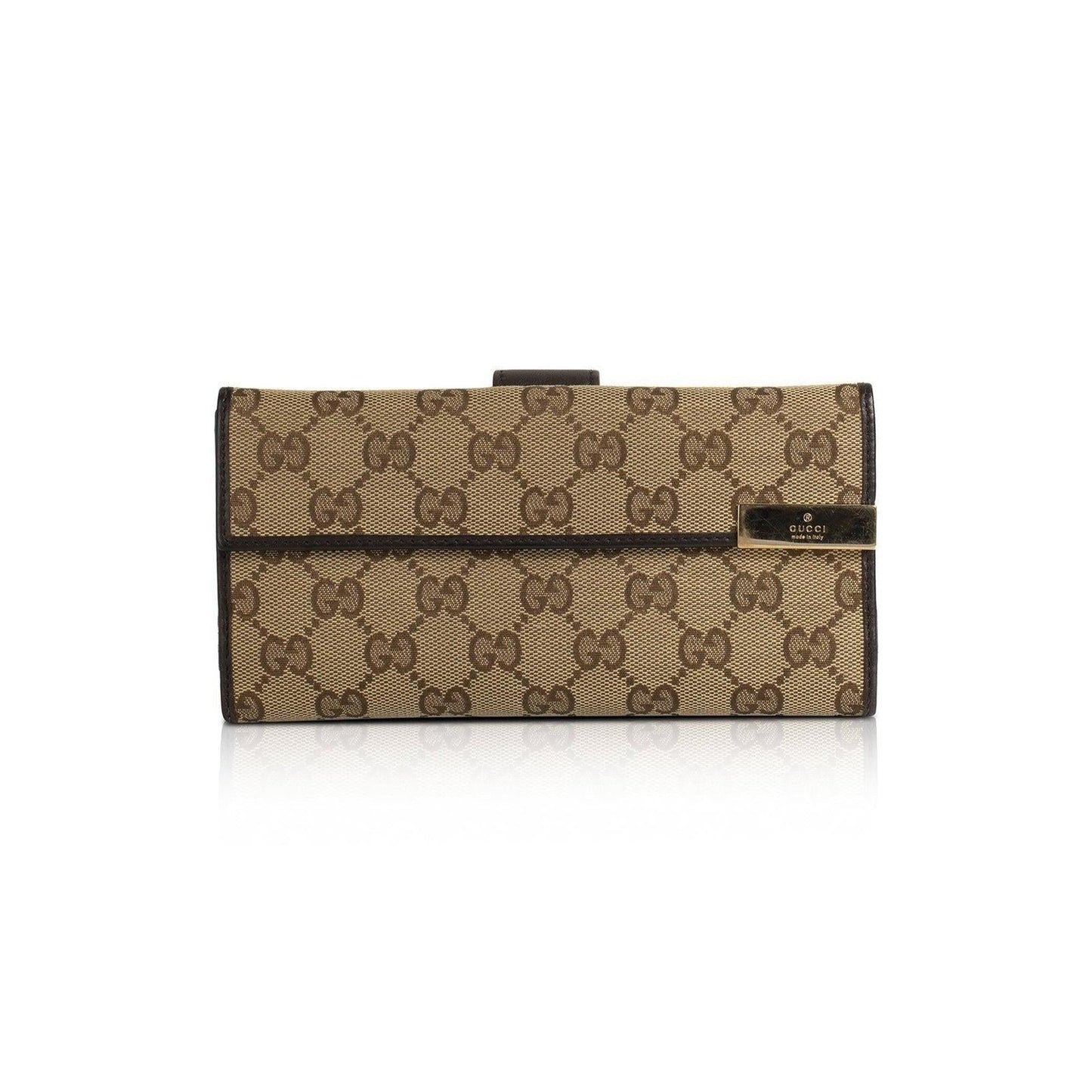 Gucci GG Canvas Continental Wallet