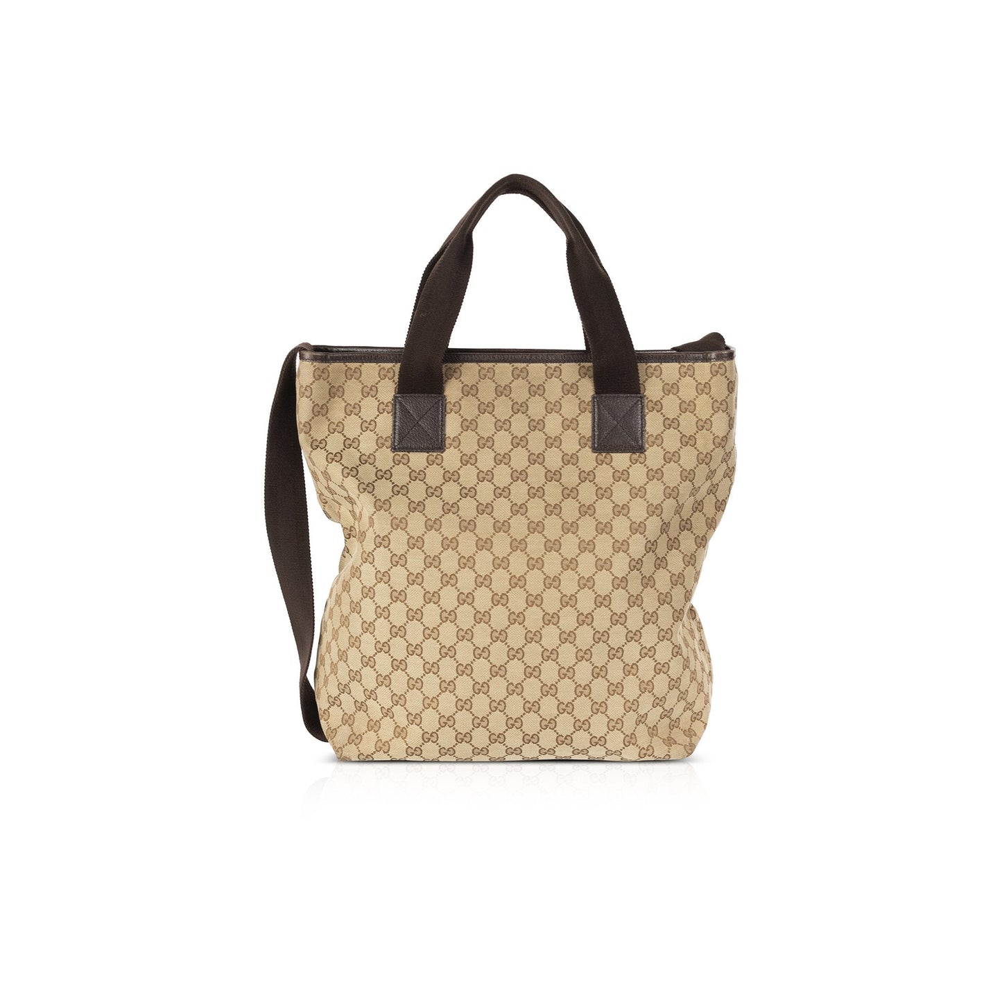 Gucci GG Canvas Convertible Zip Tote