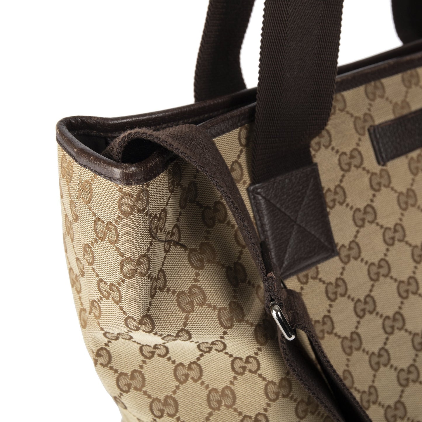 Gucci GG Canvas Convertible Zip Tote