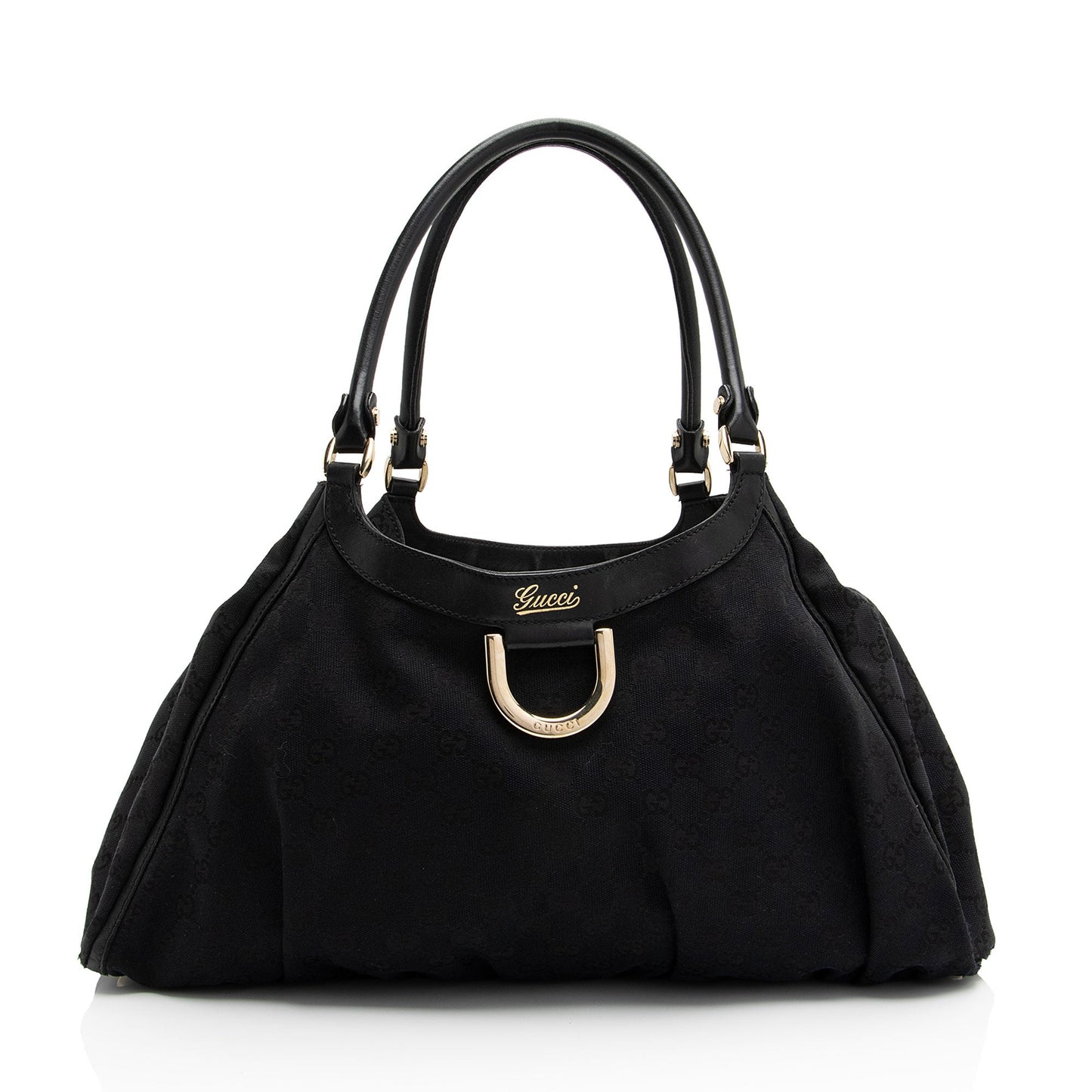 Gucci GG Canvas D Ring Large Hobo (SHF-dhCol9)