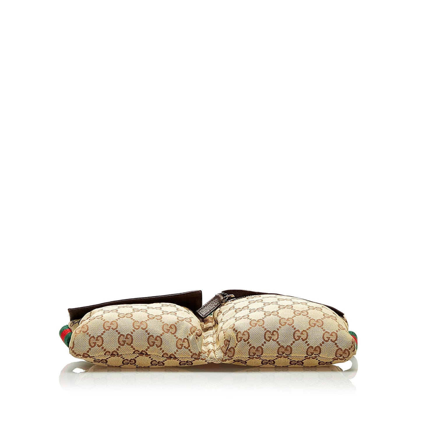 Gucci GG Canvas Double Pocket Belt Bag (SHG-37191)