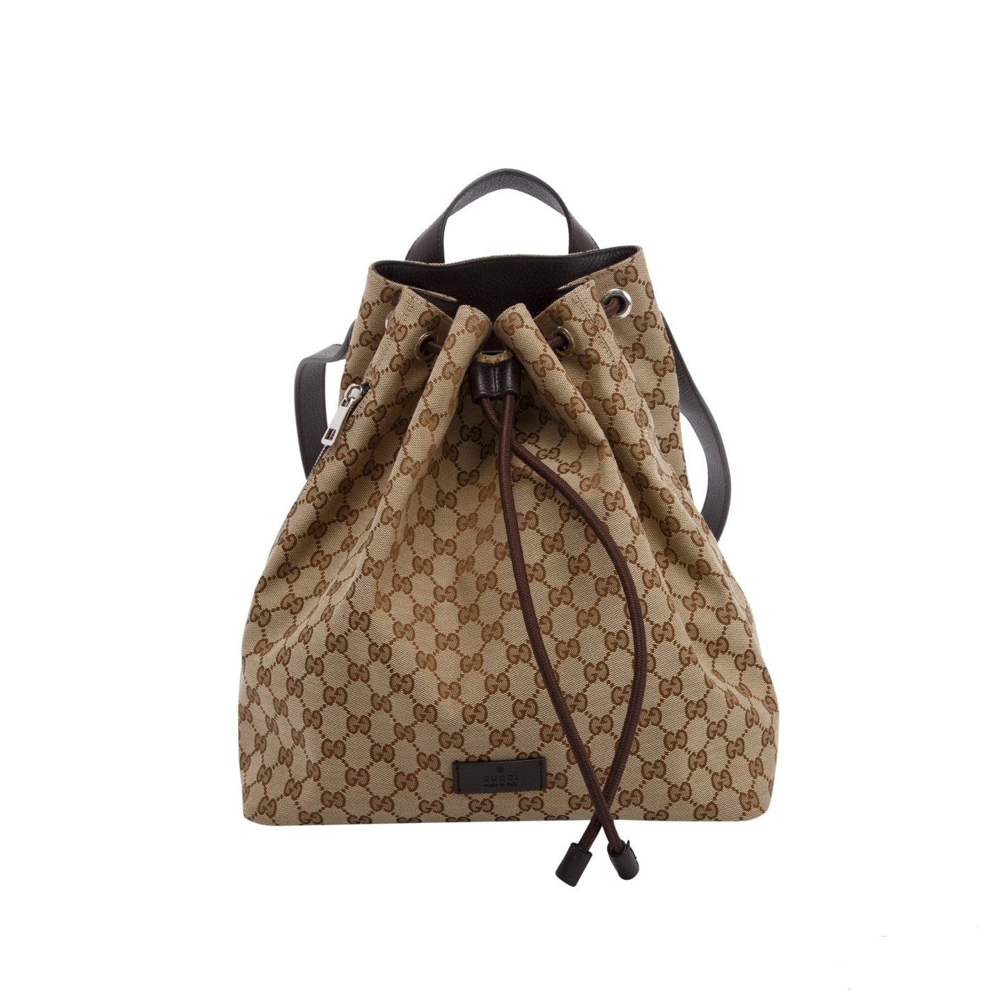 Gucci GG Canvas Drawstring Backpack