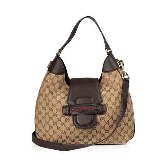 Gucci GG Canvas Dressage Hobo