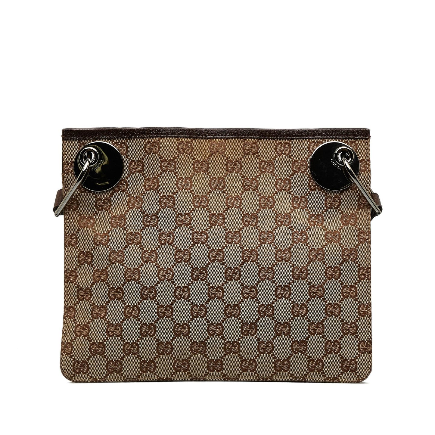 Gucci GG Canvas Eclipse Crossbody (SHG-wHRibW)