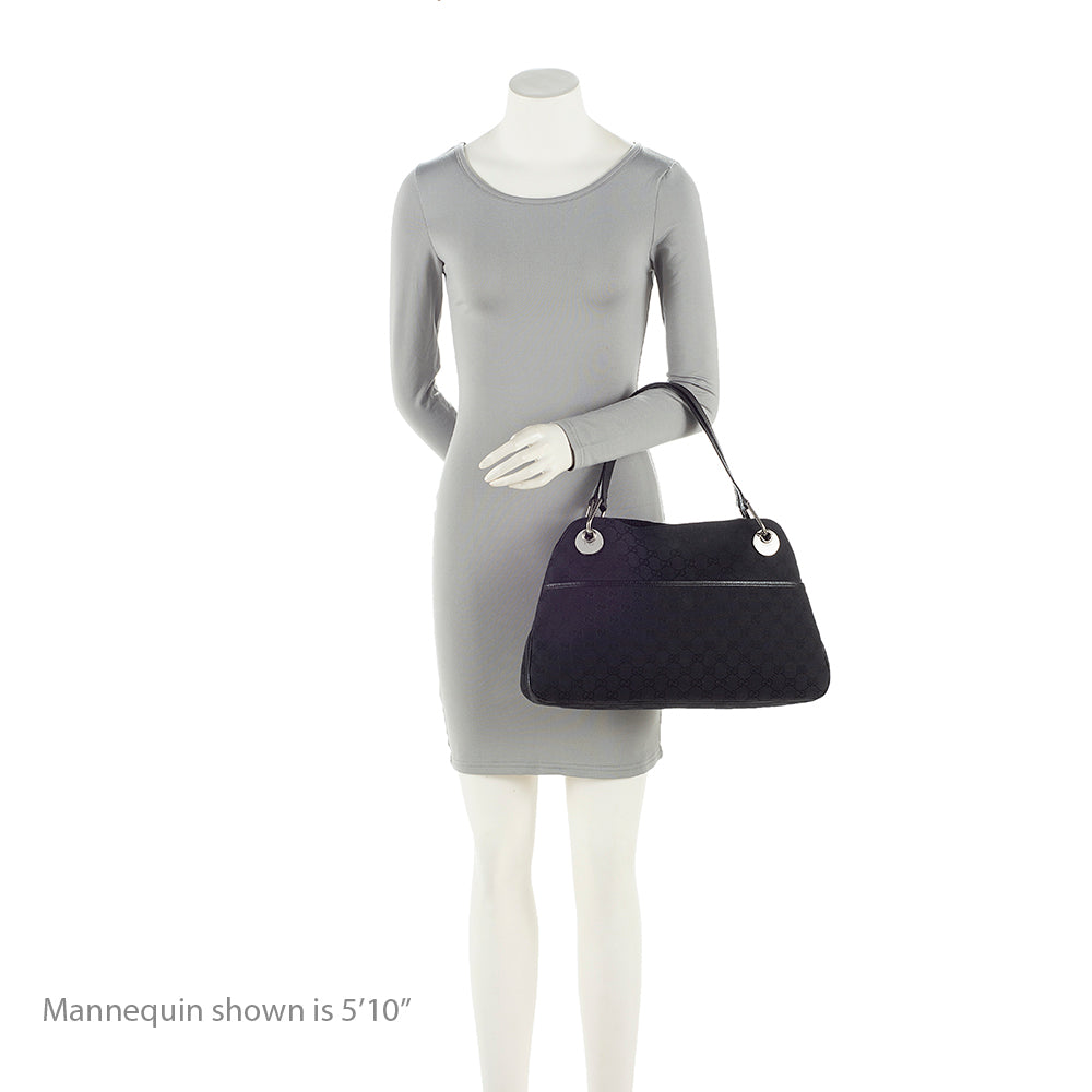 Gucci GG Canvas Eclipse Medium Shoulder Bag (SHF-22051)
