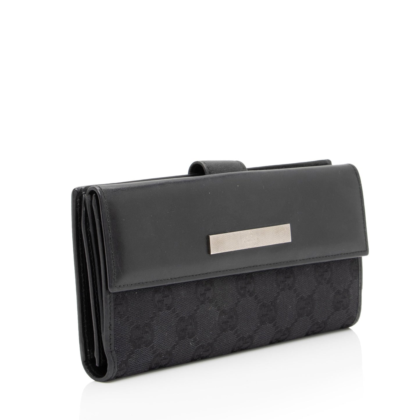 Gucci GG Canvas Flap Continental Wallet (SHF-5hwW9Y)