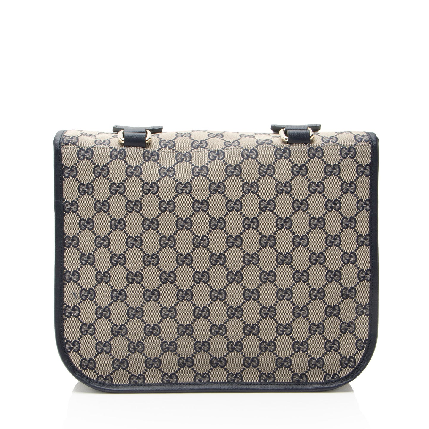 Gucci GG Canvas Buckle Flap Messenger