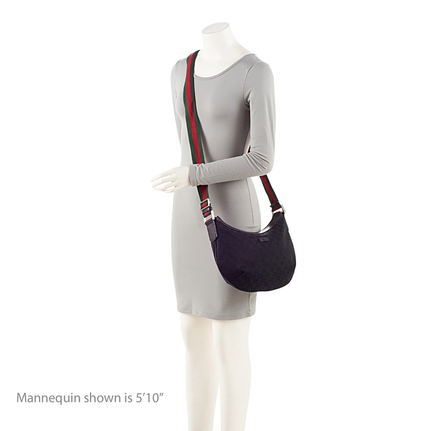 Gucci GG Canvas Half Moon Medium Messenger