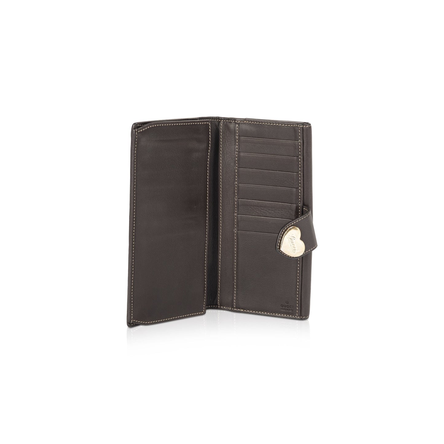Gucci GG Canvas Heart Continental Wallet