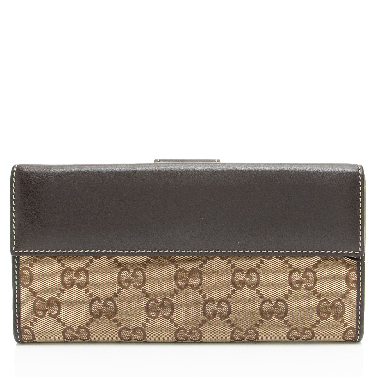 Gucci GG Canvas Heart Script Continental Wallet